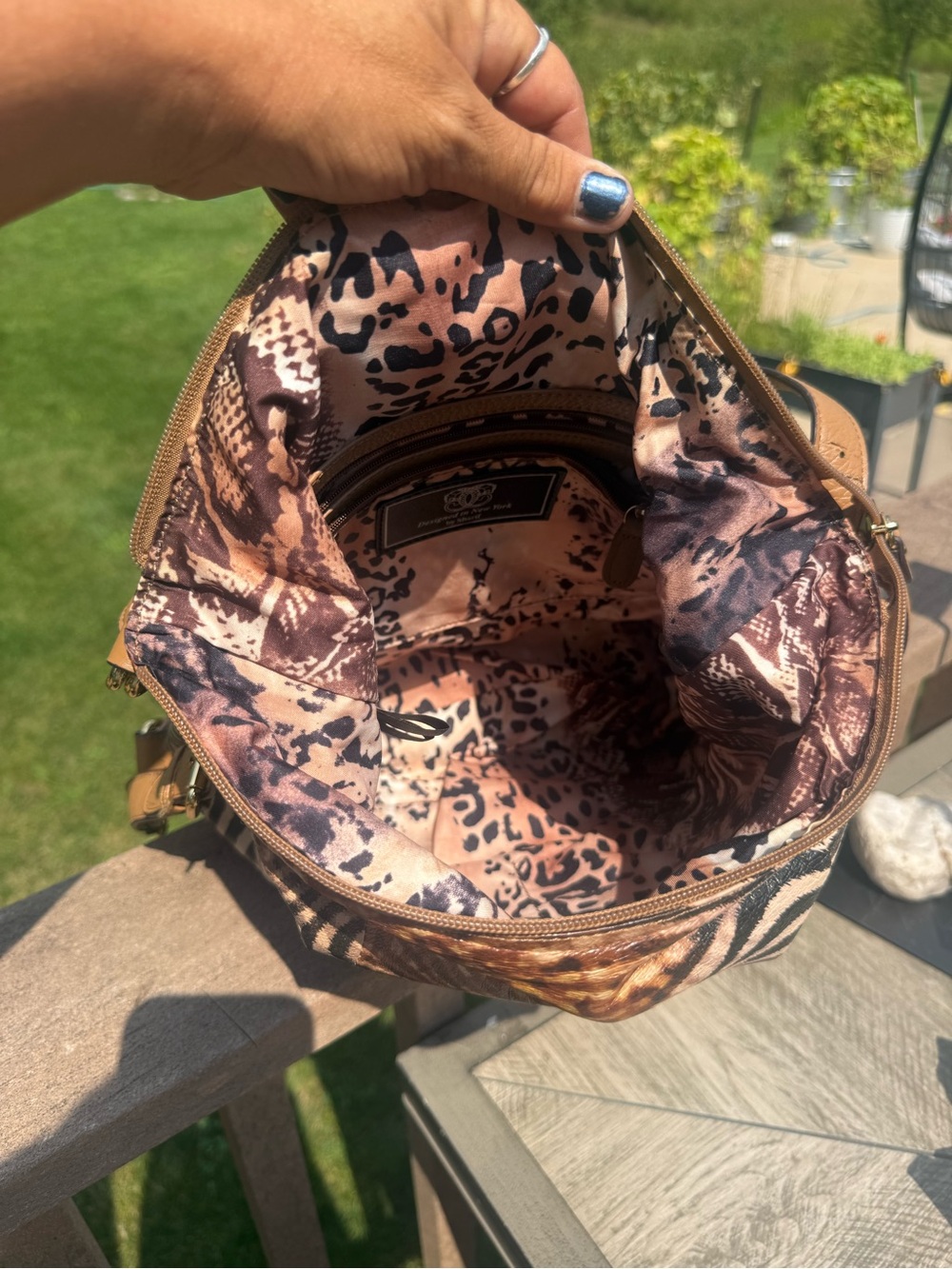 EUC Vintage Original by Sharif 1827 exotic genuine leather Hobo Shoulder Bag - Picture 11 of 13